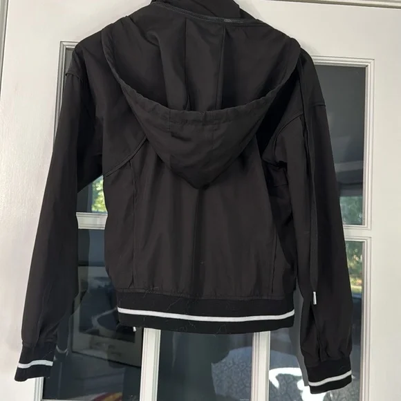 Evereve spring black hooded jacket size XS - Picture 6 of 8